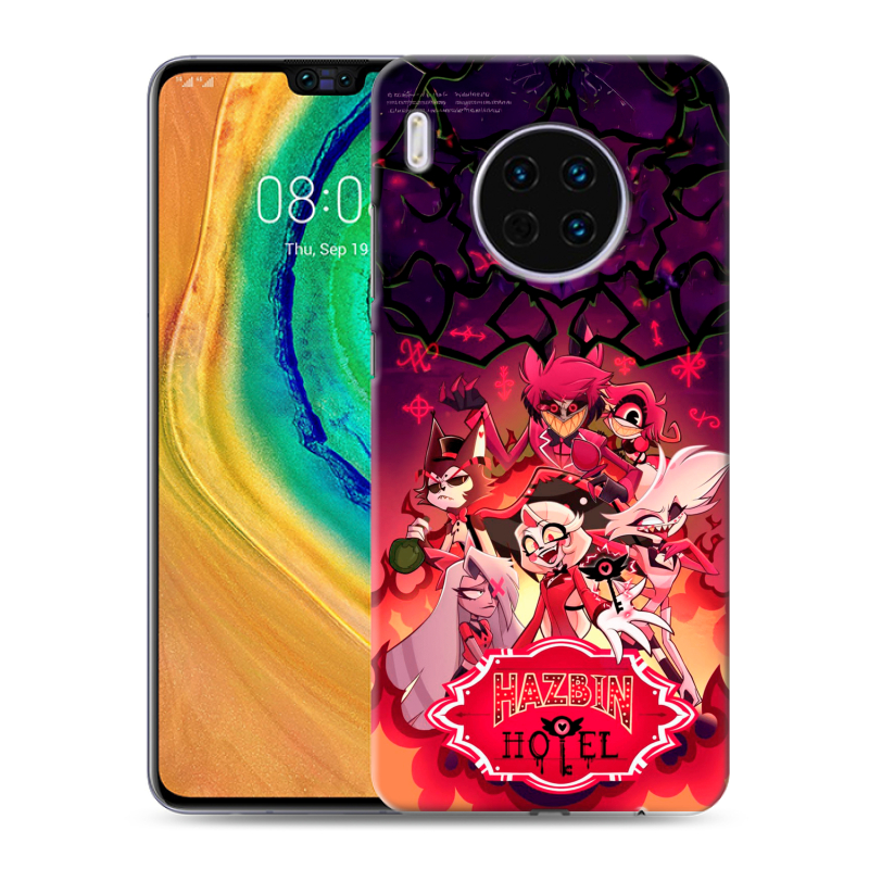 Пластиковый чехол на Huawei Mate 30 с принтом Hazbin Hotel Отель Хазбин Пластиковый чехол на Huawei Mate 30 с принтом Hazbin Hotel Отель Хазбин