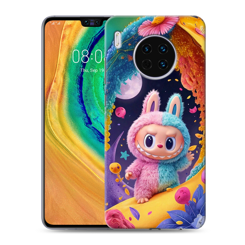 Силиконовый чехол на Huawei Mate 30 с принтом Labubu Лабубу Силиконовый чехол на Huawei Mate 30 с принтом Labubu Лабубу