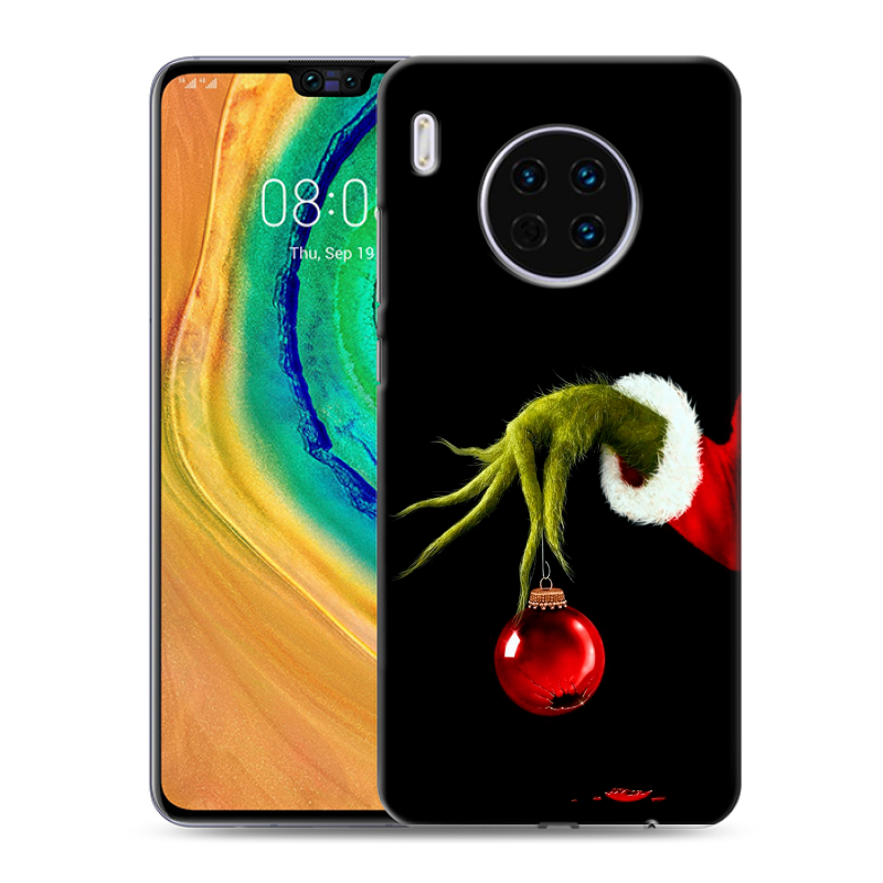 Силиконовый чехол на Huawei Mate 30 с принтом Новый год Гринч Силиконовый чехол на Huawei Mate 30 с принтом Новый год Гринч