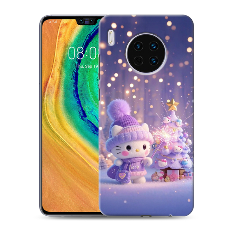 Силиконовый чехол на Huawei Mate 30 с принтом Новый год Силиконовый чехол на Huawei Mate 30 с принтом Новый год