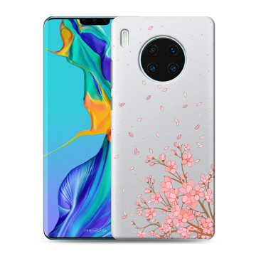 Силиконовый чехол на Huawei Mate 30 Pro с принтом Ветка сакуры