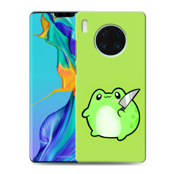 Силиконовый чехол на Huawei Mate 30 Pro с принтом Лягушенок
