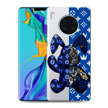 Силиконовый чехол на Huawei Mate 30 Pro с принтом Луи робот
