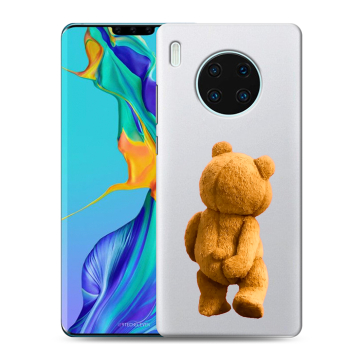 Силиконовый чехол на Huawei Mate 30 Pro с принтом Медведь Силиконовый чехол на Huawei Mate 30 Pro с принтом Медведь