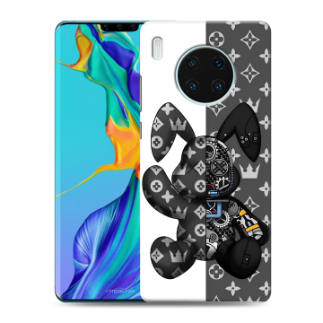 Силиконовый чехол на Huawei Mate 30 Pro с принтом Луи робот