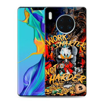 Силиконовый чехол на Huawei Mate 30 Pro с принтом Дональд Дак Деньги