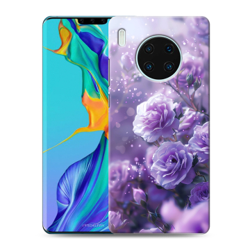 Силиконовый чехол на Huawei Mate 30 Pro с принтом Розы цветы