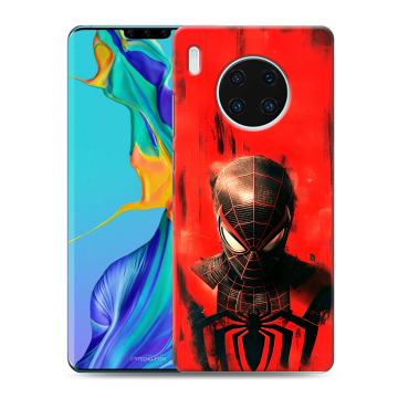 Силиконовый чехол на Huawei Mate 30 Pro с принтом человек паук spiderman
