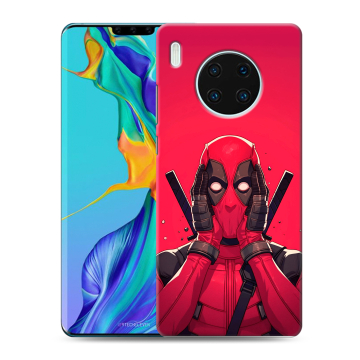 Силиконовый чехол на Huawei Mate 30 Pro с принтом Дедпул Deadpool Силиконовый чехол на Huawei Mate 30 Pro с принтом Дедпул Deadpool