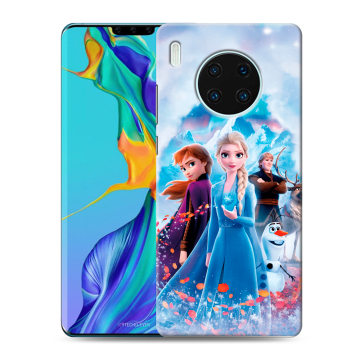 Силиконовый чехол на Huawei Mate 30 Pro с принтом Холодное сердце Frozen