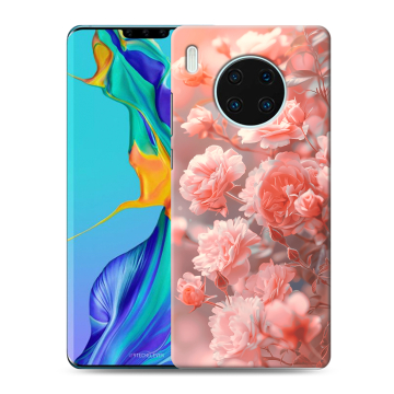 Силиконовый чехол на Huawei Mate 30 Pro с принтом Розы цветы Силиконовый чехол на Huawei Mate 30 Pro с принтом Розы цветы