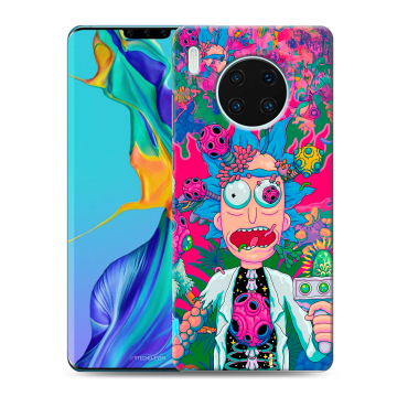 Силиконовый чехол на Huawei Mate 30 Pro с принтом Рик и Морти Rick Morty