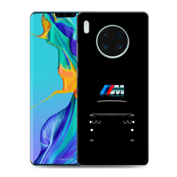 Силиконовый чехол на Huawei Mate 30 Pro с принтом БМВ BMW