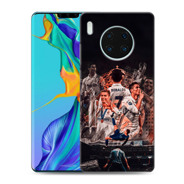 Силиконовый чехол на Huawei Mate 30 Pro с принтом Реал Роналдо Real Ronaldo