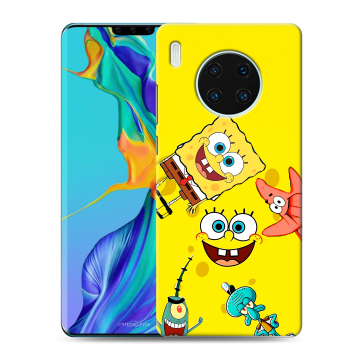 Силиконовый чехол на Huawei Mate 30 Pro с принтом Спанч боб Спанчбоб Силиконовый чехол на Huawei Mate 30 Pro с принтом Спанч боб Спанчбоб