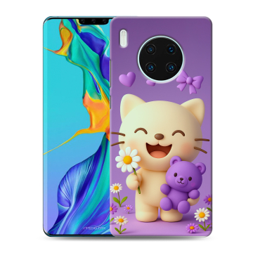 Силиконовый чехол на Huawei Mate 30 Pro с принтом для девочек Силиконовый чехол на Huawei Mate 30 Pro с принтом для девочек