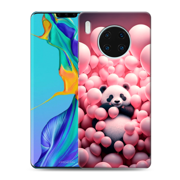 Силиконовый чехол на Huawei Mate 30 Pro с принтом Панда Силиконовый чехол на Huawei Mate 30 Pro с принтом Панда