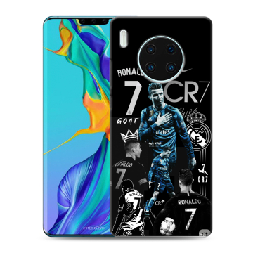 Силиконовый чехол на Huawei Mate 30 Pro с принтом Реал Роналдо