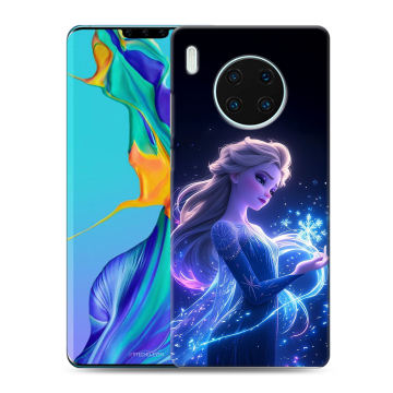 Силиконовый чехол на Huawei Mate 30 Pro с принтом Холодное сердце Frozen