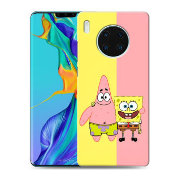 Силиконовый чехол на Huawei Mate 30 Pro с принтом Спанч боб Спанчбоб Силиконовый чехол на Huawei Mate 30 Pro с принтом Спанч боб Спанчбоб