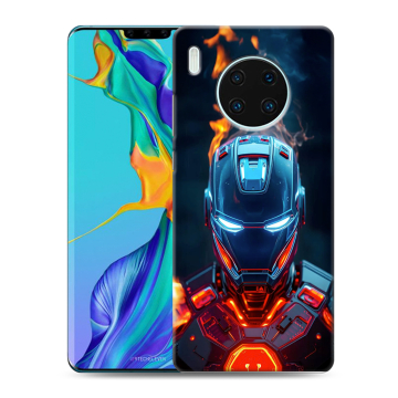 Силиконовый чехол на Huawei Mate 30 Pro с принтом IronMan Железный человек Силиконовый чехол на Huawei Mate 30 Pro с принтом IronMan Железный человек