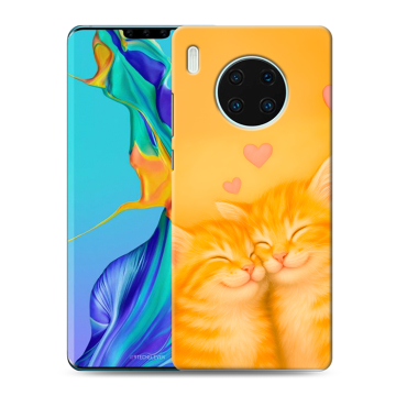 Силиконовый чехол на Huawei Mate 30 Pro с принтом Милые котята
