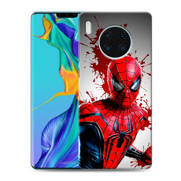 Силиконовый чехол на Huawei Mate 30 Pro с принтом Spiderman Человек паук Силиконовый чехол на Huawei Mate 30 Pro с принтом Spiderman Человек паук