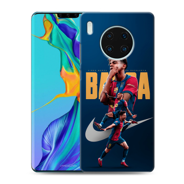 Силиконовый чехол на Huawei Mate 30 Pro с принтом Барселона Barca Yamal 