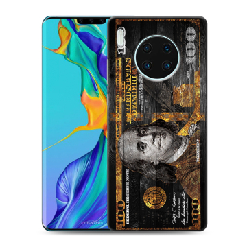 Силиконовый чехол на Huawei Mate 30 Pro с принтом Доллар деньги