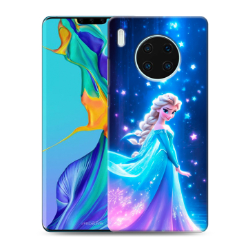 Силиконовый чехол на Huawei Mate 30 Pro с принтом Холодное сердце Frozen