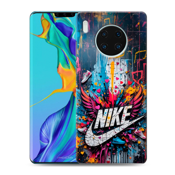 Силиконовый чехол на Huawei Mate 30 Pro с принтом Nike Найк Силиконовый чехол на Huawei Mate 30 Pro с принтом Nike Найк