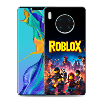 Силиконовый чехол на Huawei Mate 30 Pro с принтом Roblox Роблокс