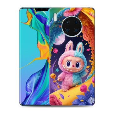 Силиконовый чехол на Huawei Mate 30 Pro с принтом Labubu Лабубу Силиконовый чехол на Huawei Mate 30 Pro с принтом Labubu Лабубу
