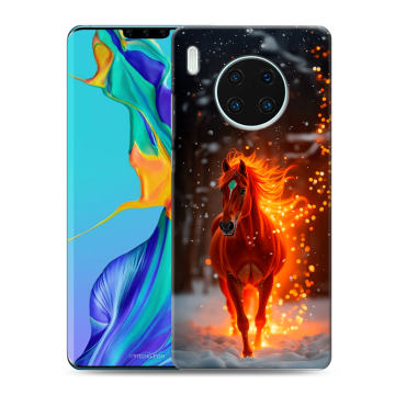 Силиконовый чехол на Huawei Mate 30 Pro с принтом Новый год Силиконовый чехол на Huawei Mate 30 Pro с принтом Новый год