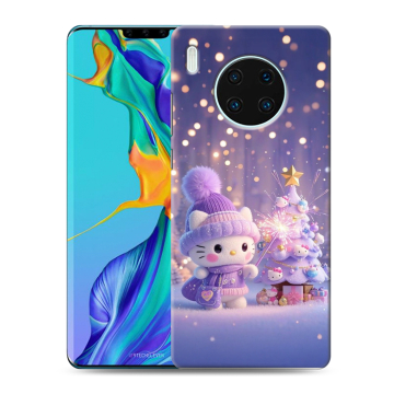 Силиконовый чехол на Huawei Mate 30 Pro с принтом Новый год Силиконовый чехол на Huawei Mate 30 Pro с принтом Новый год