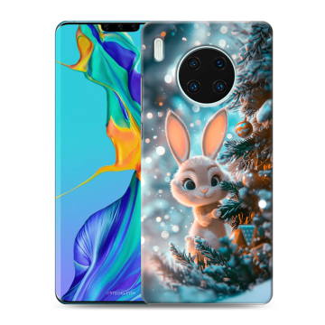 Силиконовый чехол на Huawei Mate 30 Pro с принтом Новый год Силиконовый чехол на Huawei Mate 30 Pro с принтом Новый год