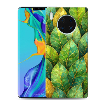 Силиконовый чехол на Huawei Mate 30 Pro с принтом женский