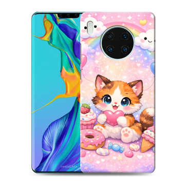 Силиконовый чехол на Huawei Mate 30 Pro с принтом для девочек