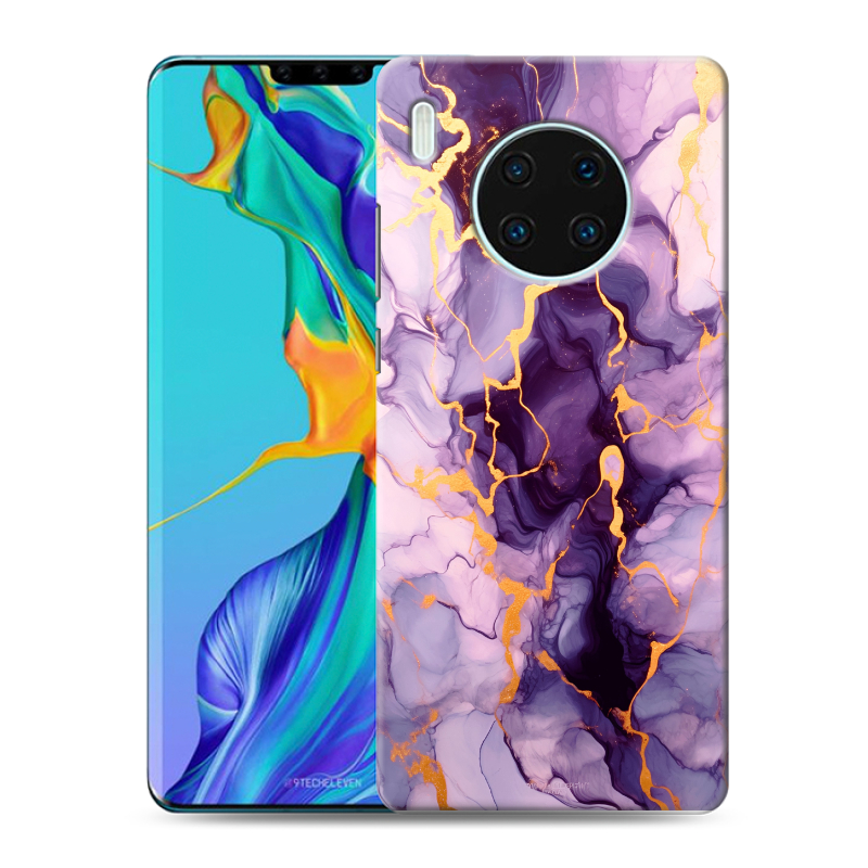 Пластиковый чехол на Huawei Mate 30 Pro с принтом Мрамор Пластиковый чехол на Huawei Mate 30 Pro с принтом Мрамор