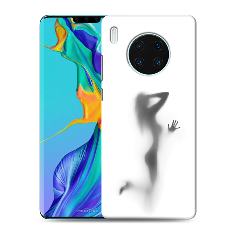Пластиковый чехол на Huawei Mate 30 Pro с принтом Силуэт Пластиковый чехол на Huawei Mate 30 Pro с принтом Силуэт