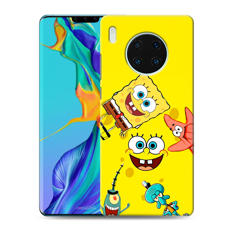 Силиконовый чехол на Huawei Mate 30 Pro с принтом Спанч боб Спанчбоб Силиконовый чехол на Huawei Mate 30 Pro с принтом Спанч боб Спанчбоб
