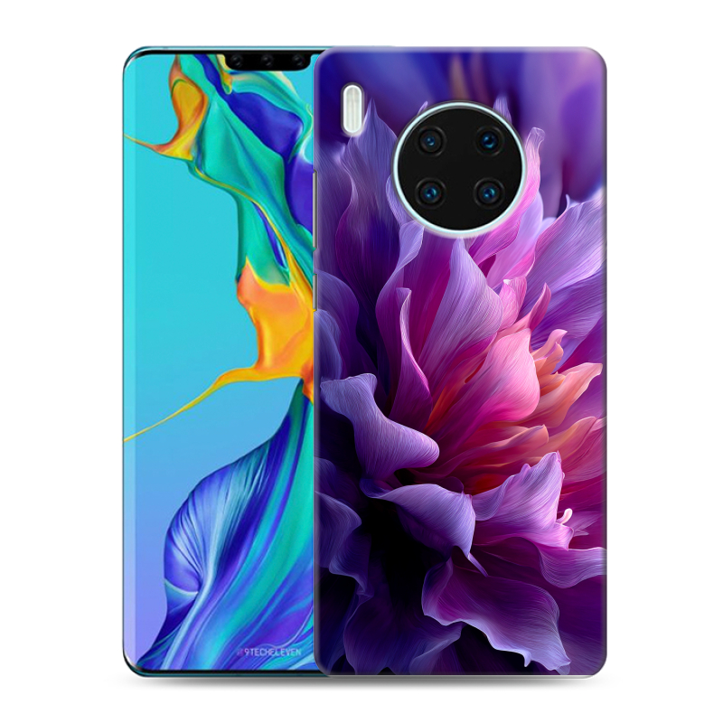 Пластиковый чехол на Huawei Mate 30 Pro с принтом женский цветы Пластиковый чехол на Huawei Mate 30 Pro с принтом женский цветы