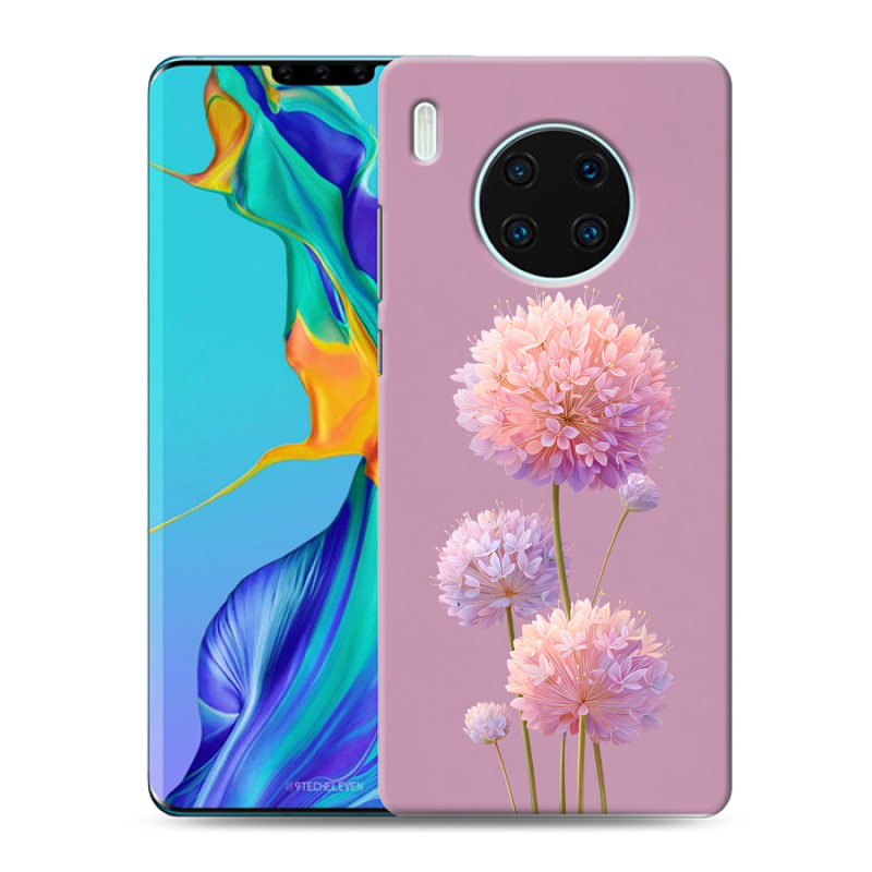 Пластиковый чехол на Huawei Mate 30 Pro с принтом Цветы Пластиковый чехол на Huawei Mate 30 Pro с принтом Цветы