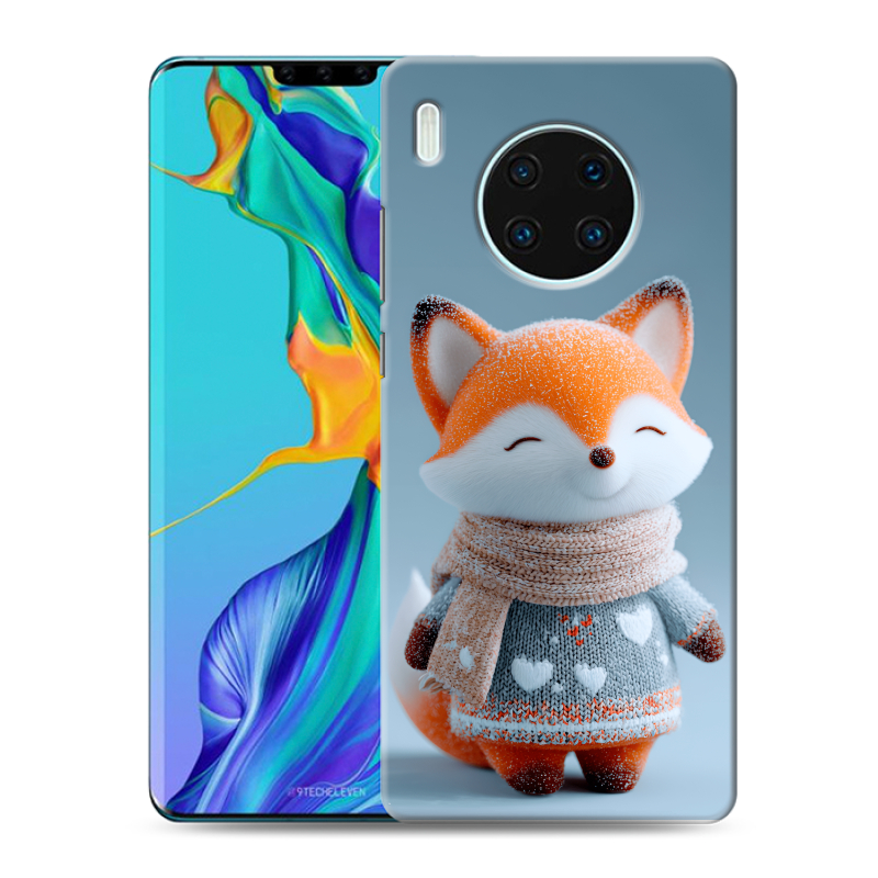Силиконовый чехол на Huawei Mate 30 Pro с принтом Лиса Силиконовый чехол на Huawei Mate 30 Pro с принтом Лиса