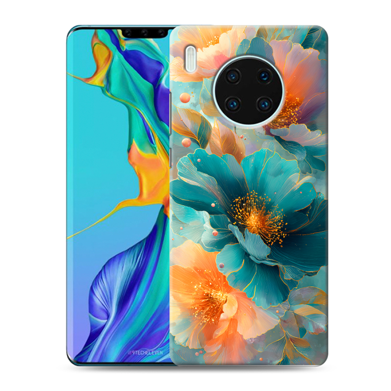 Силиконовый чехол на Huawei Mate 30 Pro с принтом Цветы Силиконовый чехол на Huawei Mate 30 Pro с принтом Цветы