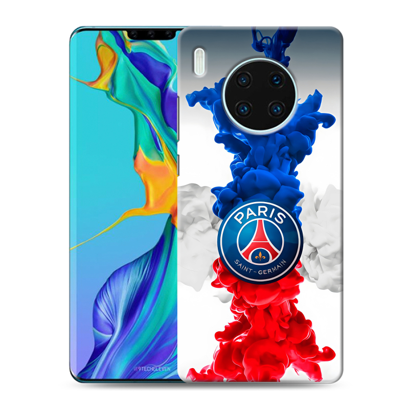 Силиконовый чехол на Huawei Mate 30 Pro с принтом PSG ПСЖ Силиконовый чехол на Huawei Mate 30 Pro с принтом PSG ПСЖ