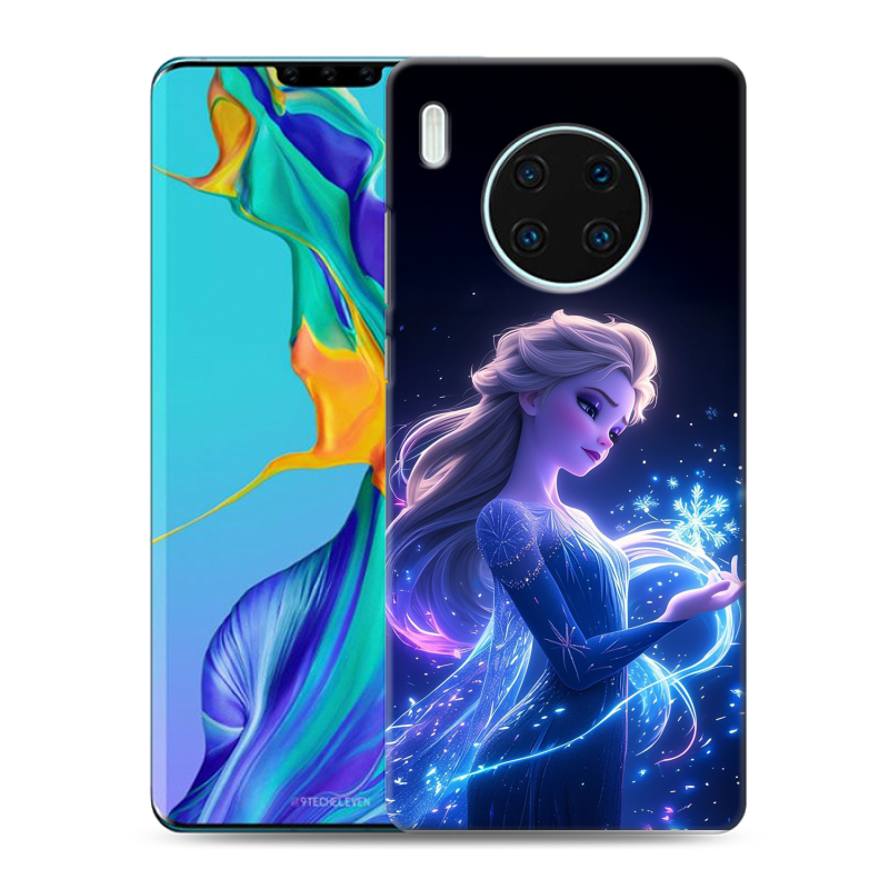 Пластиковый чехол на Huawei Mate 30 Pro с принтом Холодное сердце Frozen Пластиковый чехол на Huawei Mate 30 Pro с принтом Холодное сердце Frozen