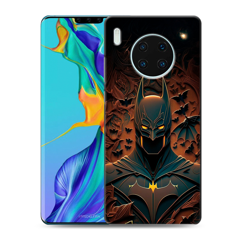 Пластиковый чехол на Huawei Mate 30 Pro с принтом Batman Бэтмен Пластиковый чехол на Huawei Mate 30 Pro с принтом Batman Бэтмен