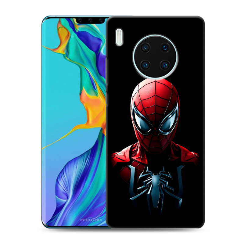 Силиконовый противоударный чехол на Huawei Mate 30 Pro с принтом Spiderman Человек паук Силиконовый противоударный чехол на Huawei Mate 30 Pro с принтом Spiderman Человек паук