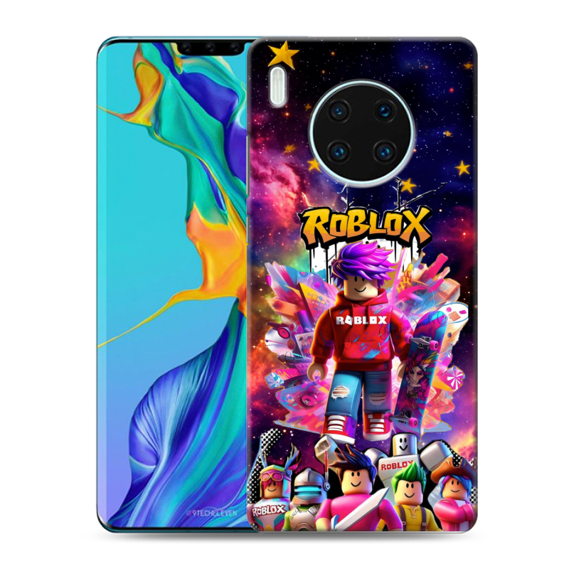 Силиконовый противоударный чехол на Huawei Mate 30 Pro с принтом Roblox Роблокс Силиконовый противоударный чехол на Huawei Mate 30 Pro с принтом Roblox Роблокс
